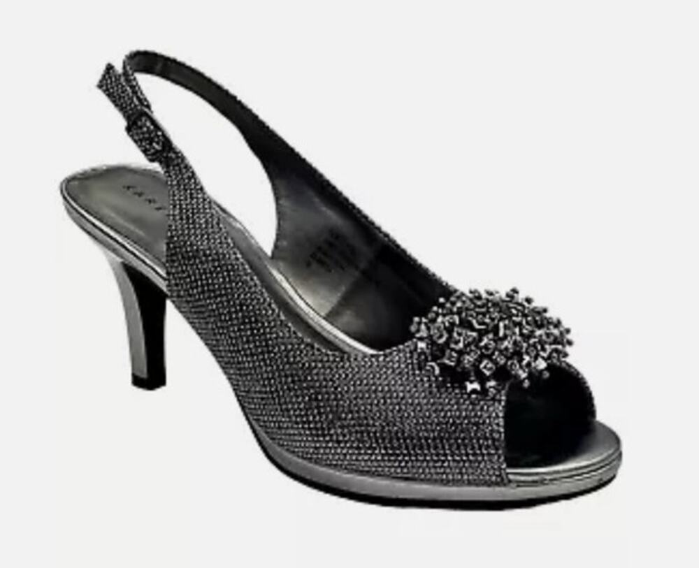 KAREN SCOTT Womens NEW Breena Embellished Open Toe Heel Sandals / Size 11